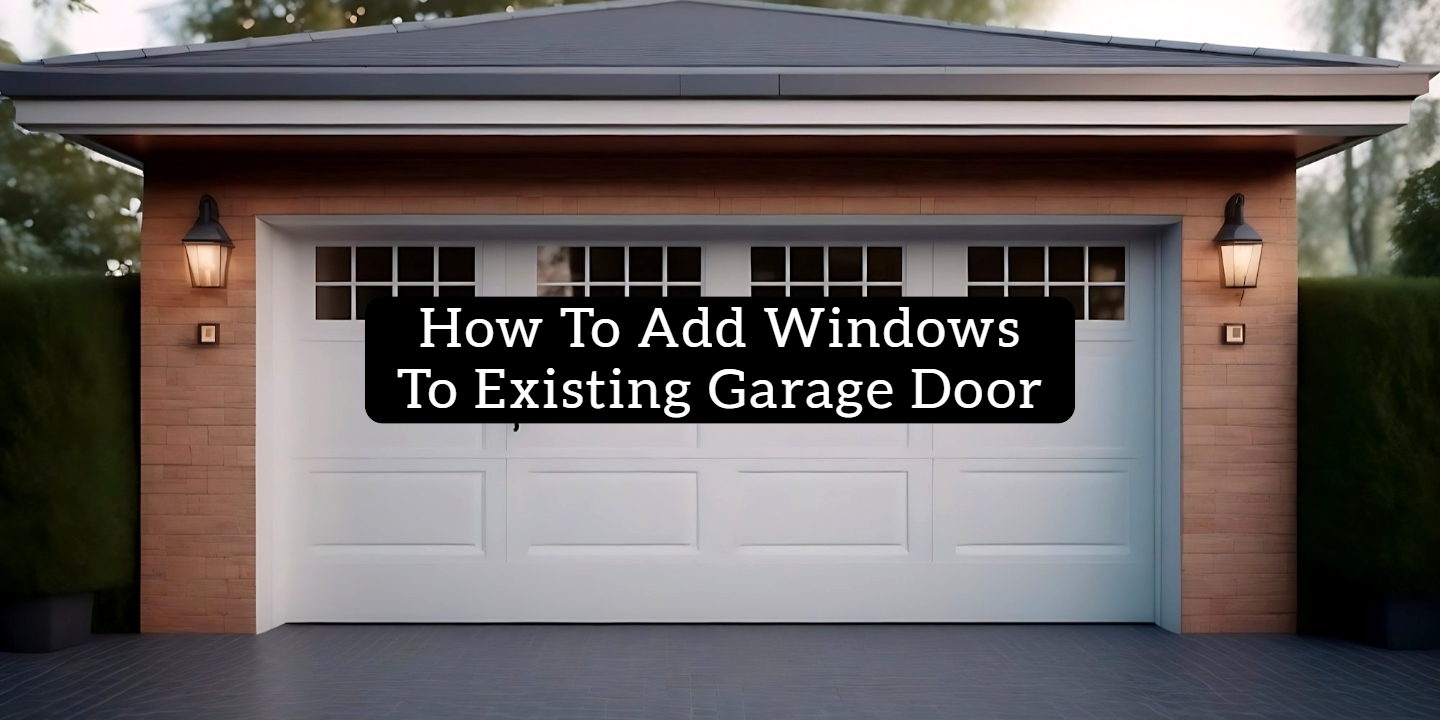 How to Add Windows to Existing Garage Door