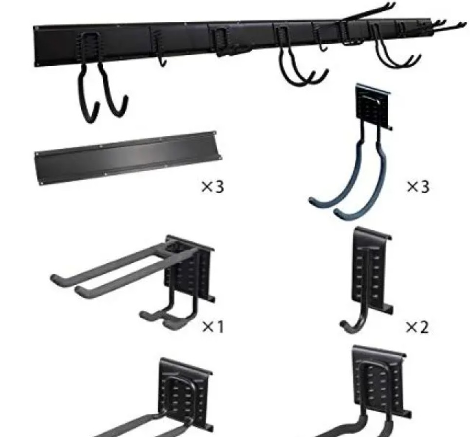 Ultrawall Storage System,12PCS Garage Tool Organizer with Hooks, Hanger1