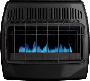Dyna-Glo-30000-BTU-Blue-Flame-Thermostatic-Garage-Vent-Free-Wall-Heater-Black