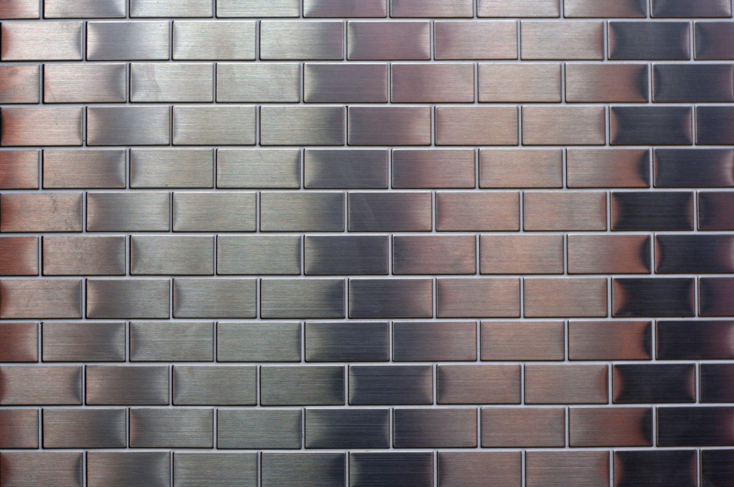 Metallic finish tiles